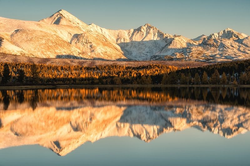 горный алтай, дикая природа россии, россия, толмачев дмитрий, рассвет, горы, сибирь, зеркальное открытие...photo preview