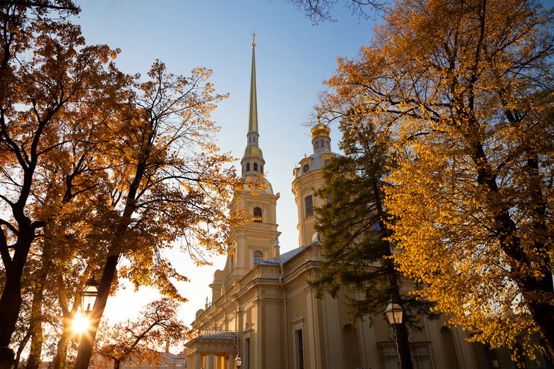 Осенний Петербург. Петропавловская крепость.photo preview