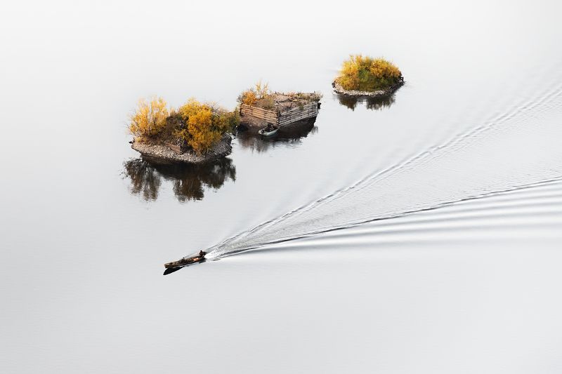 урал, вишера, ряжи, лодка, пейзаж, осень На странных берегахphoto preview