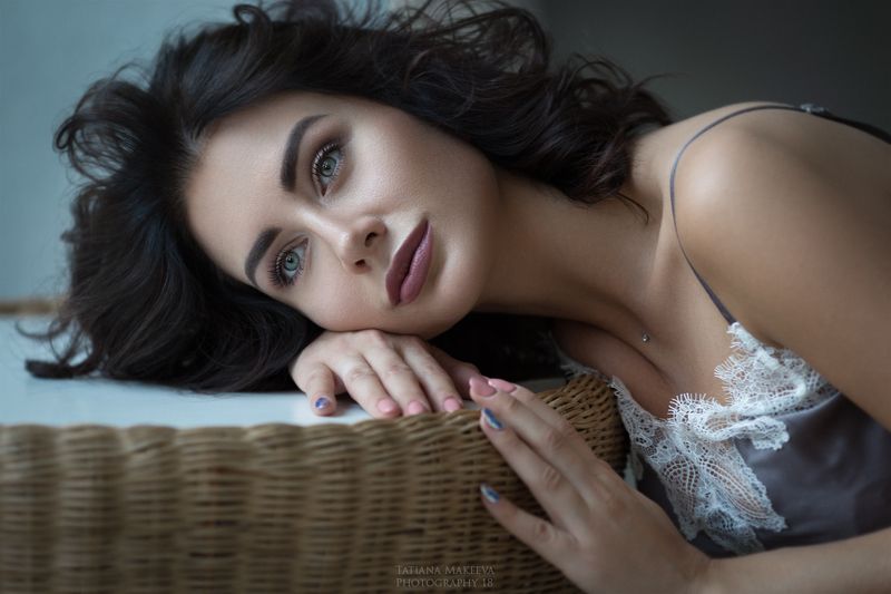 portrait, girl, brunette Настяphoto preview