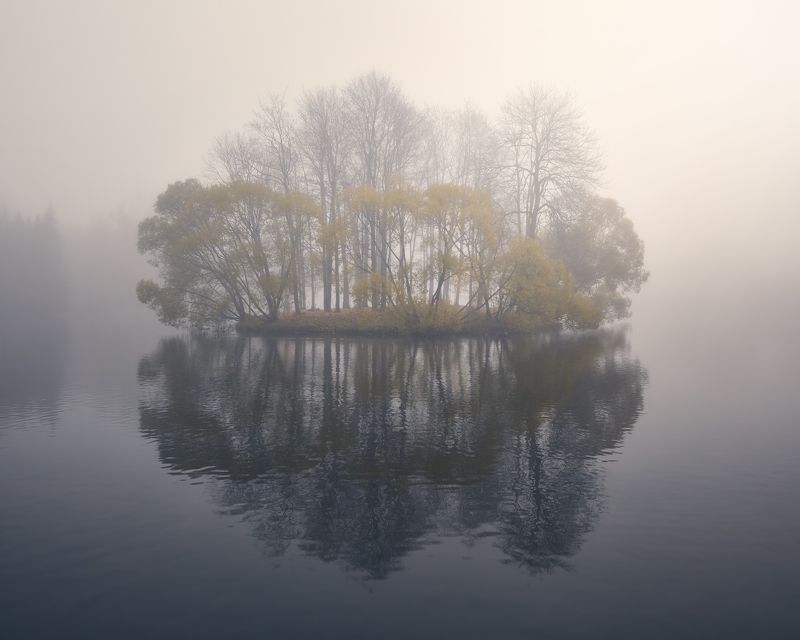 туман, пушкин, утро, осень Туманный Островphoto preview