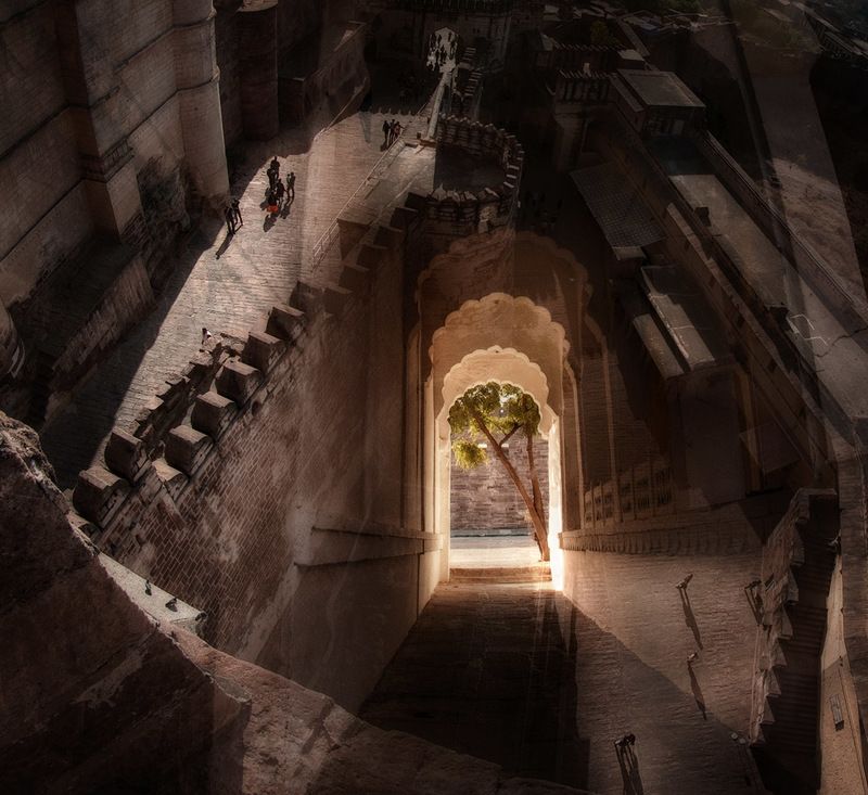 индия, штат раджастан, джодхпур, форт мехрангарх Порталphoto preview