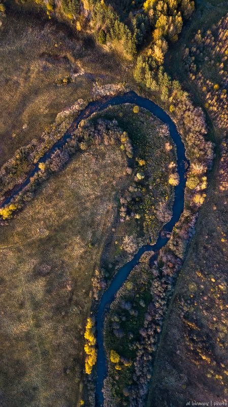 ярославская область, касть, осень Осень на малой реке с точки зрения птицыphoto preview