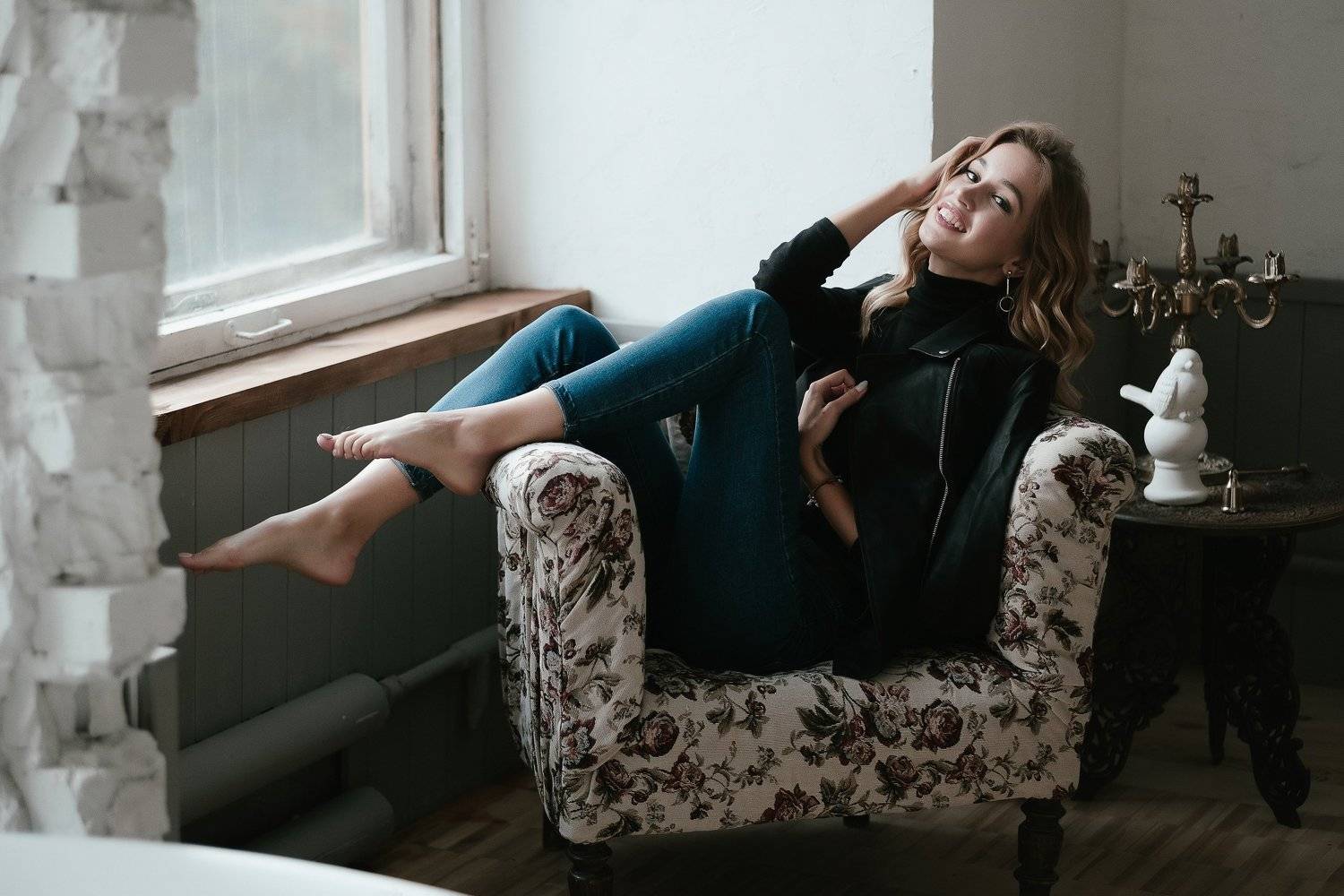 portrait, nice, eyes, girl, beauty, beautiful, autumn, studio, smile, Artem Kosolapov