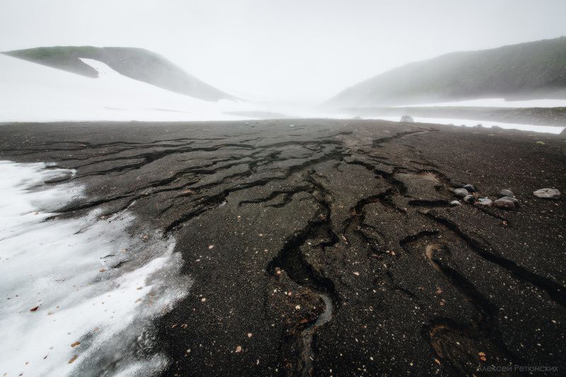 вулкан, песок, снег, лед, дождь, туман, горы, камчатка, вулкан, За спиной Коряки.photo preview