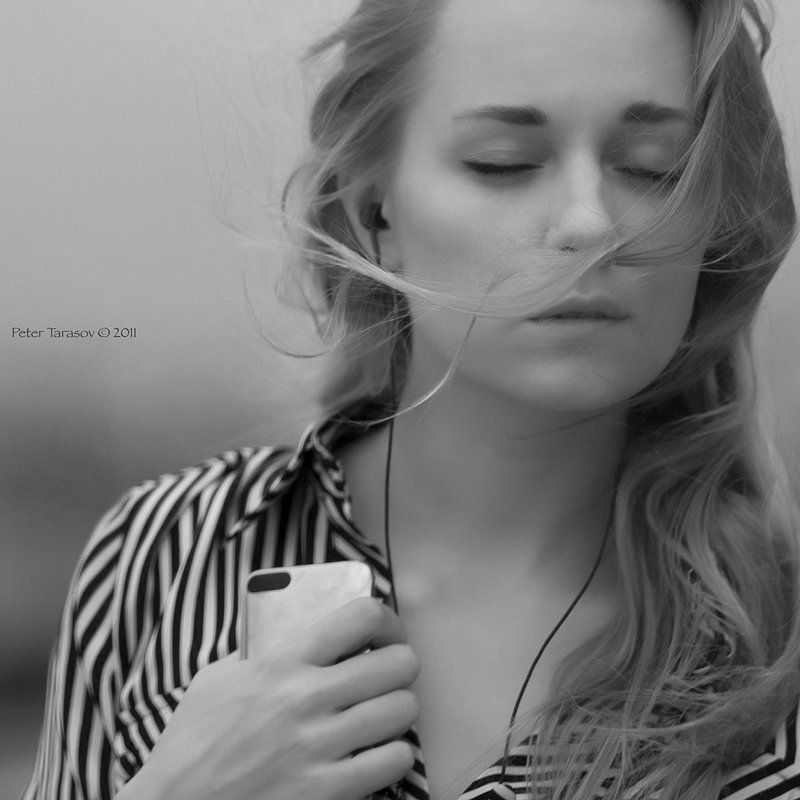 фото, девушка, музыка Яблочное настроениеphoto preview