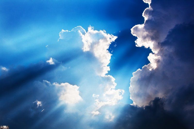 небо, лучи, сонце Небо на сёрфингомphoto preview