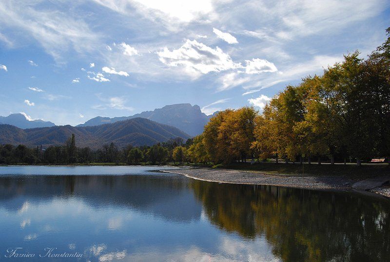 северная осетия, владикавказ, пейзаж Отражение осениphoto preview