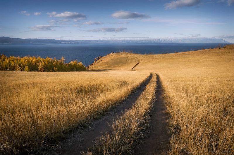 байкал, осень Дорогами острова Ольхон...photo preview