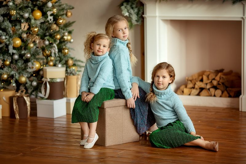 детская фотография Три девицыphoto preview