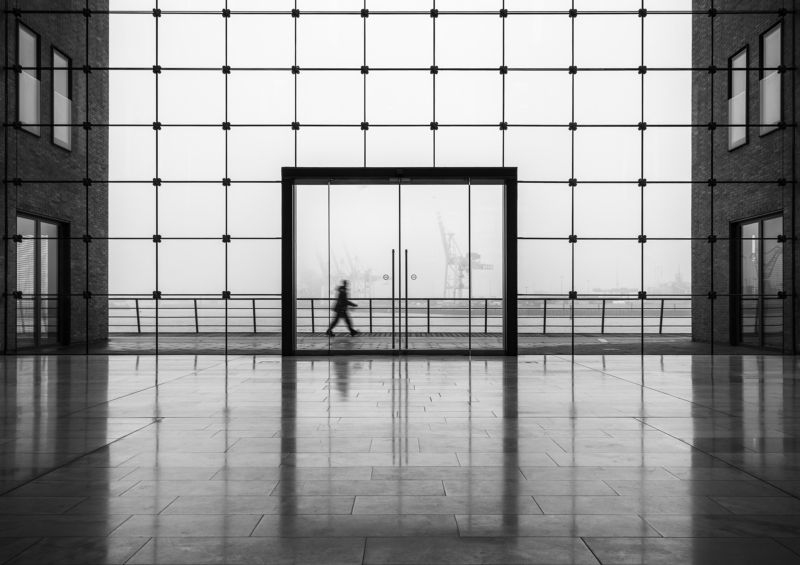 glass, urban, street, bnw, people, hamburg, reflection, harbour Sparkasse 2photo preview