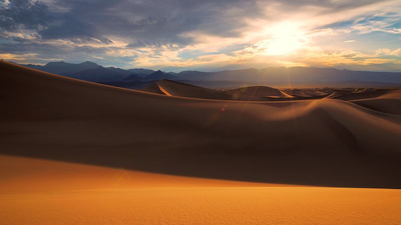desert, sand, dry, sahara, egypt, africa, sunrise, morocco, dunes, sunset, nature, panoramic, landscape, valley, death, sand, national, park, desert, California, USA, hot, travel, wave, summer, yellow, mesquite, ripple, flat, Mojave, in desertphoto preview