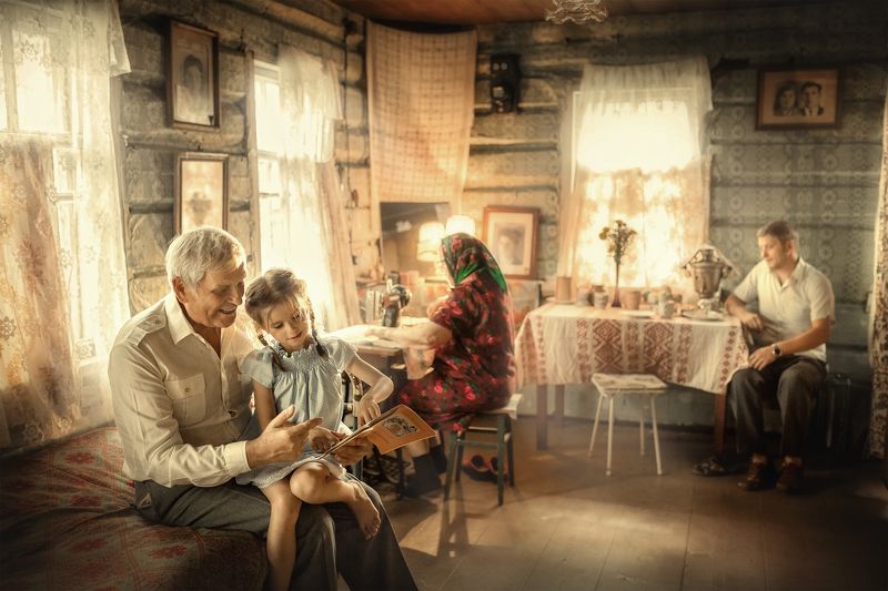 семья Лето в деречвеphoto preview