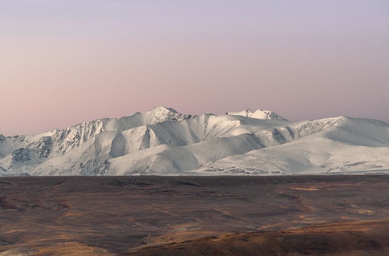 курай., алтай., закат, кош-агач Закат на Курае.photo preview