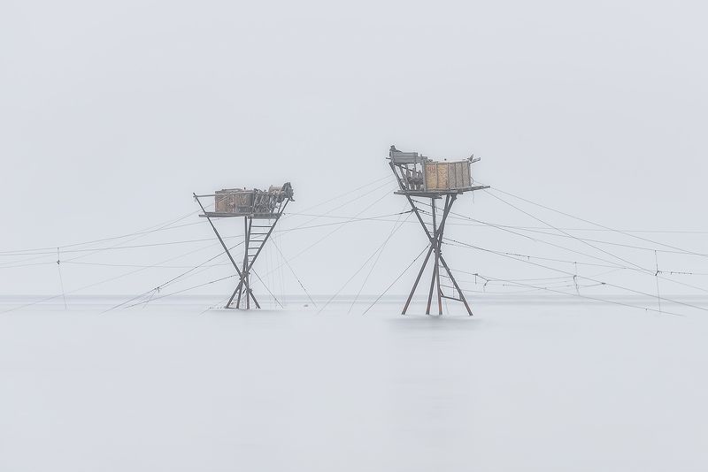 крым, море, рыбаки, туман Левитацияphoto preview