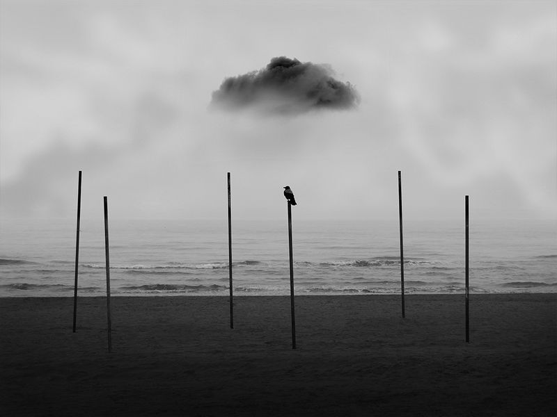 #conceptual #black&white #fineart #art #35photo Dark cloudphoto preview