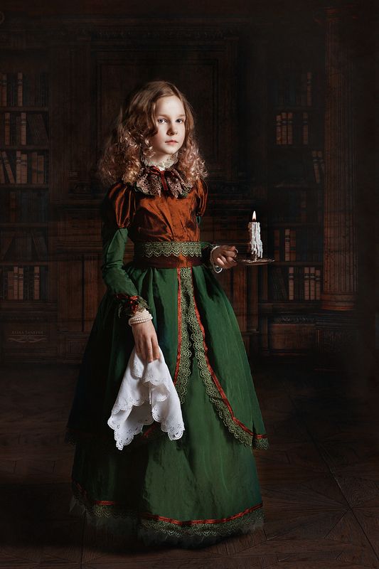 девочка, портрет, стилизация, фотостилизация, фотопроект, костюм, дизайн, фотограф, фото, ребенок Тасяphoto preview