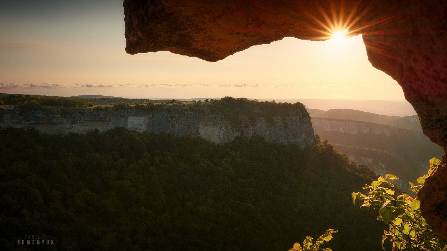 крым, мангуп, лето, закат, барабан-коба, пещера, крепость, \, Семенюк Василий