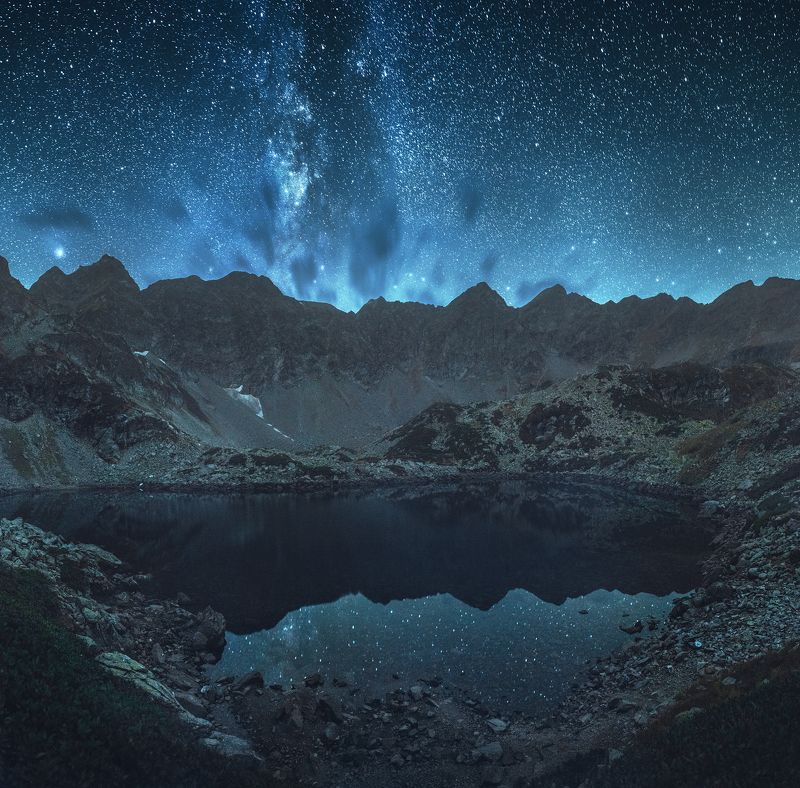 кавказ, осень, архыз, дуккинские озера, млечный путь, астрофото Тишина Аркасарского Озераphoto preview