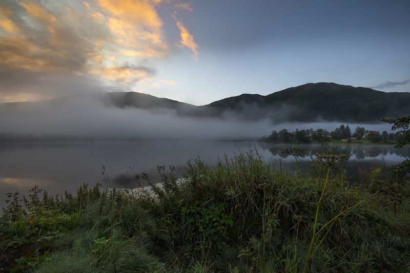 норвегия Утренняя туманнаяphoto preview