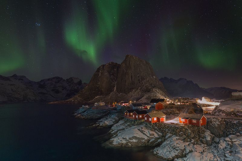 норвегия, лофотены, norway, lofoten, Полярная сказка фото превью