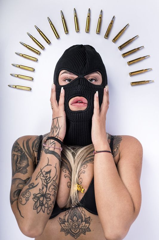 girl, weapons, bullets, bulletsphoto preview