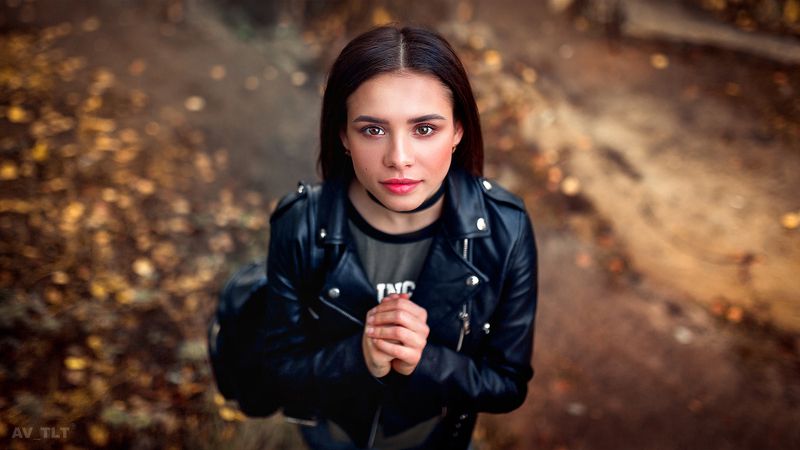 взгляд, портрет, красивая, девушка, позирует  Senyaphoto preview