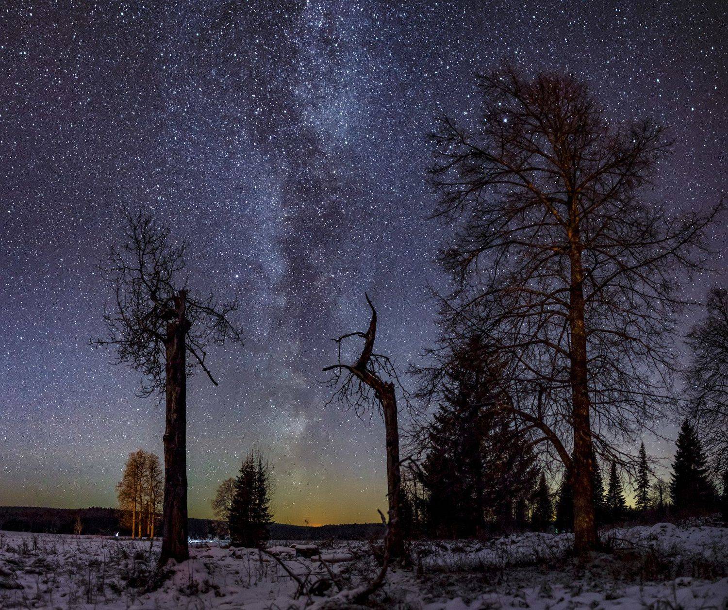Звездная ночь. Автор: Андрей Козлов пермский край, астро фото, звезды, Андрей Козлов