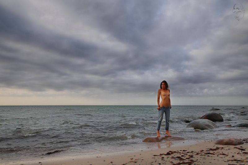 Sea, Ostsee, Stone Auf dem Steinphoto preview