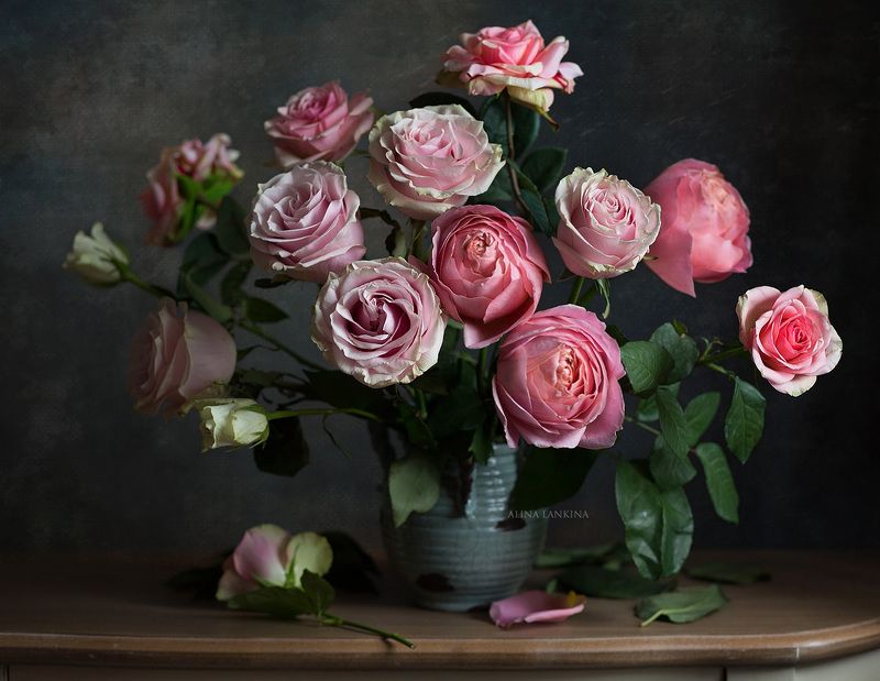 натюрморт, фотонатюрморт, цветы, розы, букет, свет, настроение, алина ланкина ***photo preview