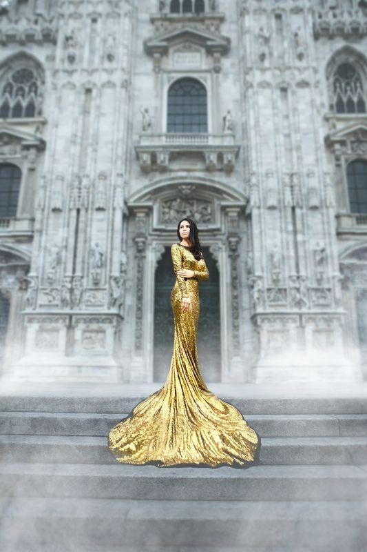 фотосессия, дуомо,милан, италия, воробей девушка Оскарphoto preview