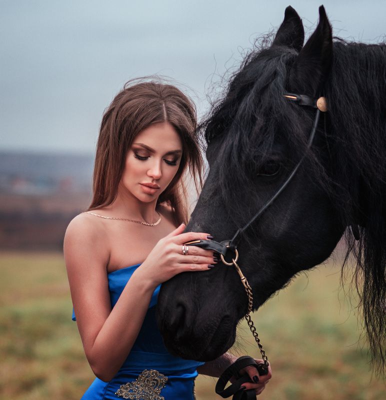 ню портрет арт portrait art nude model imwarrior Horse фото превью