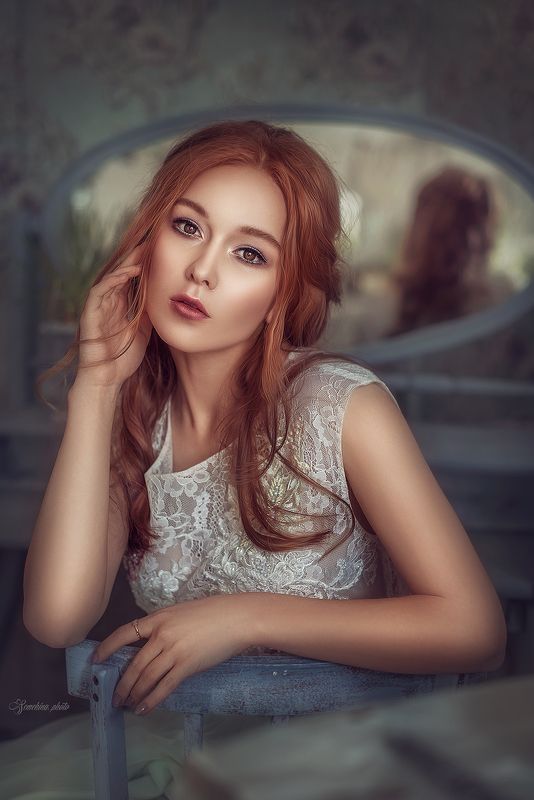 девушка, портрет, винтаж, girl, portreit, vintage photo preview