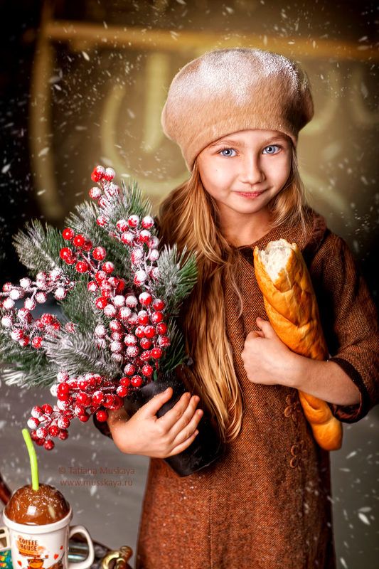 новогодняя фотосессия Рождественская булочнаяphoto preview