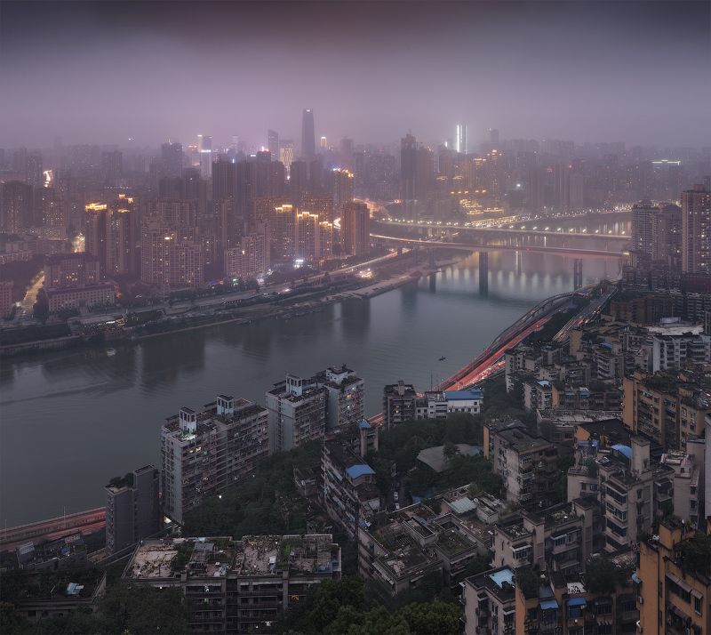 китай, china, chóngqìng Два берегаphoto preview