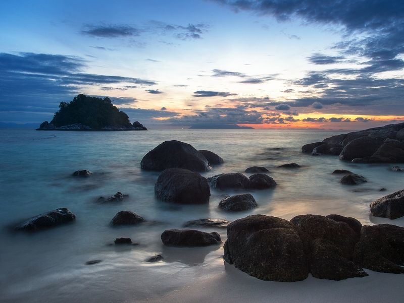 тайланд, туратао, ко липе, липе, толмачев дмитрий, море, андоманское море, остров, закат, рассвет, пляж утром на пляже...photo preview