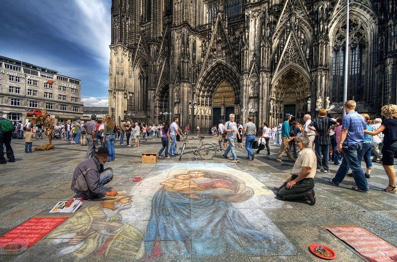 cologne, garmany, colorful, daylife, city, pople One Day In Colognephoto preview