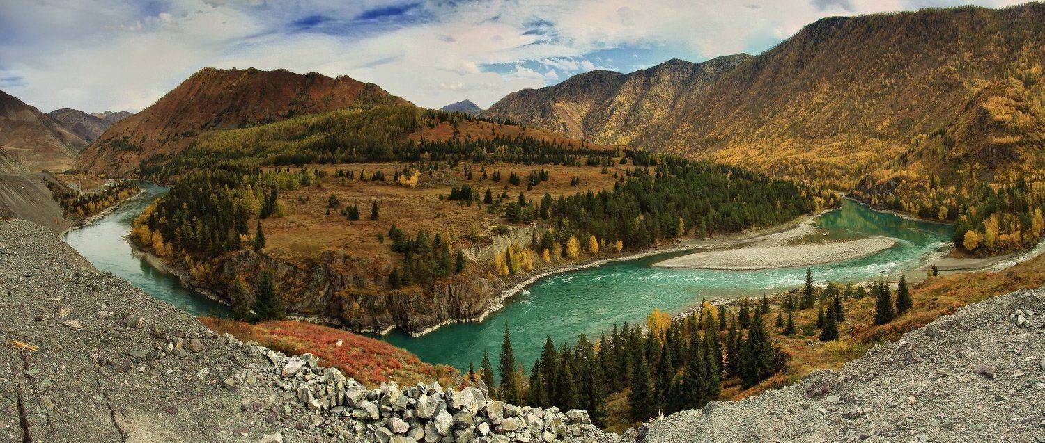 Катунь. Автор: Галина Хвостенко алтай, горы, река, катунь, Галина Хвостенко