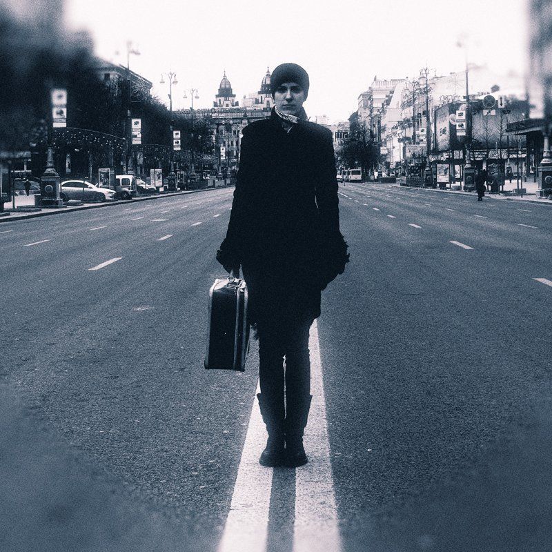 alone in the city...photo preview