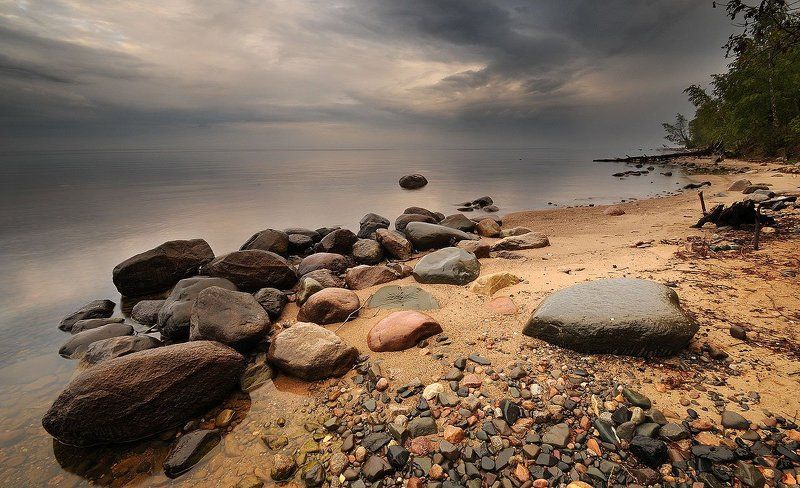 онега, озеро, утро, осень онежское утроphoto preview