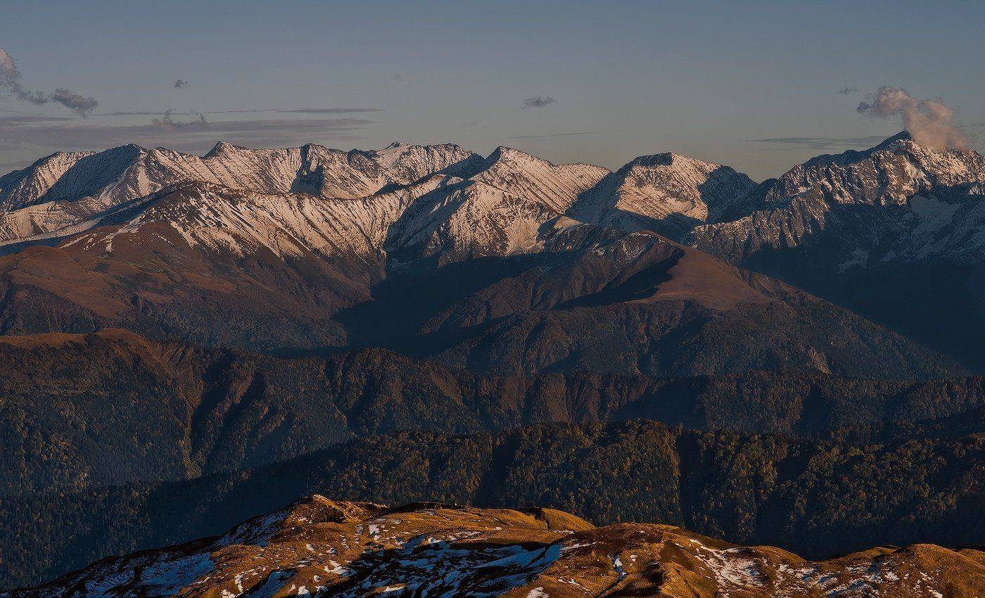 горы, кавказ, лаго-наки осень, ФЁДОР