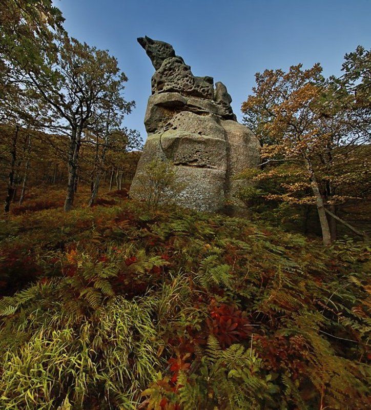 гора, индюк, краснодарский, край, туапсинский, район Остатки древних вулкановphoto preview