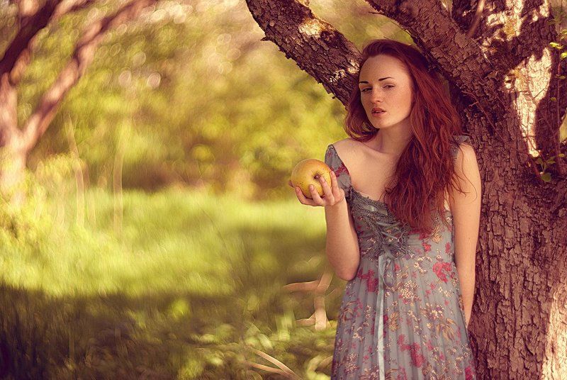 сад, девушка, гелиос 40, гелиос-40, кручение боке, портрет, photo preview