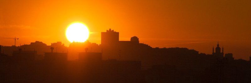 Городской закатphoto preview