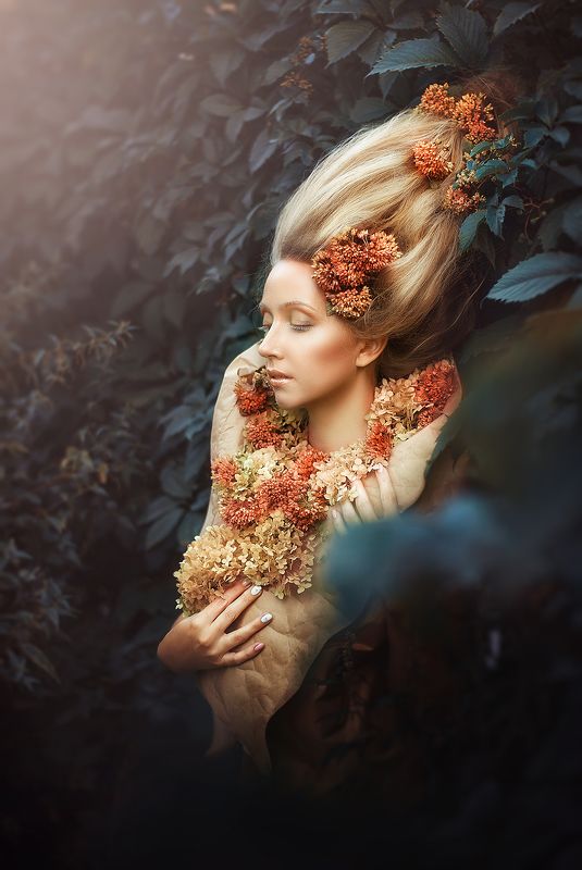 легенды осени, девушки, осень, королева, корна Легенды осениphoto preview