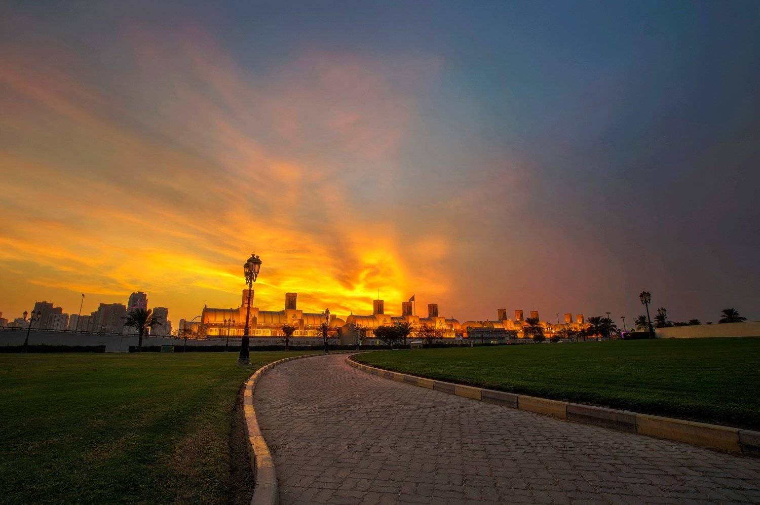 Дорожка к закату. Автор: александр таничев закат пейзаж, александр таничев