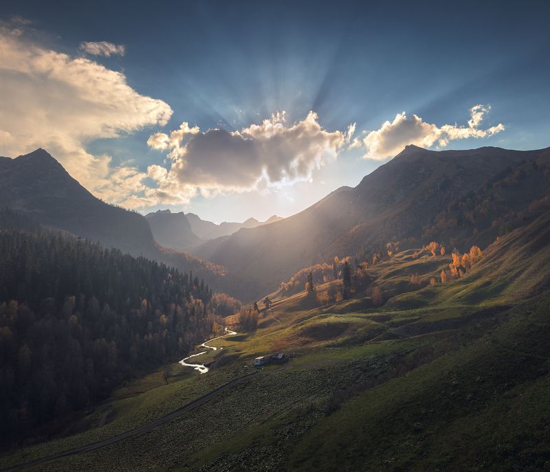 кавказ, осень, архыз, дуккинские озера ****photo preview