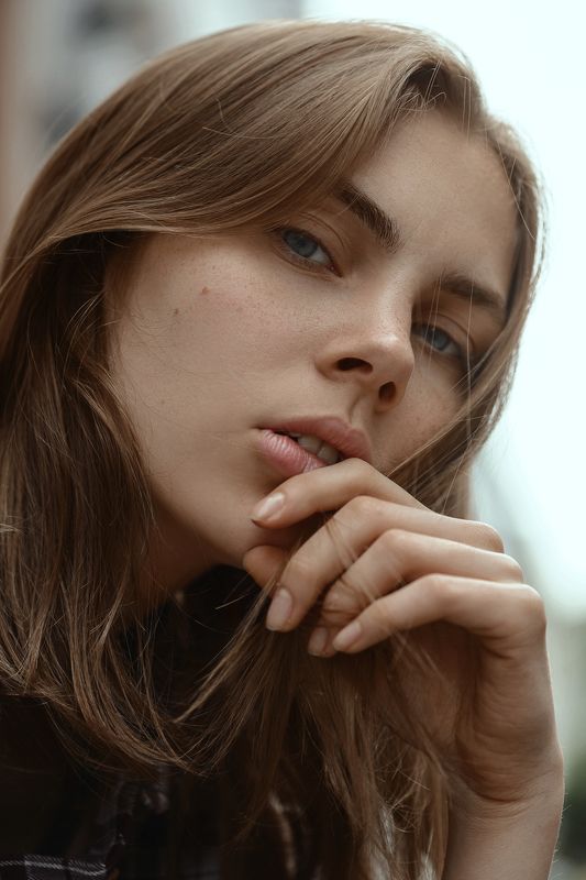 photo, portrait, color, eyes, girl, model Anastasiaphoto preview