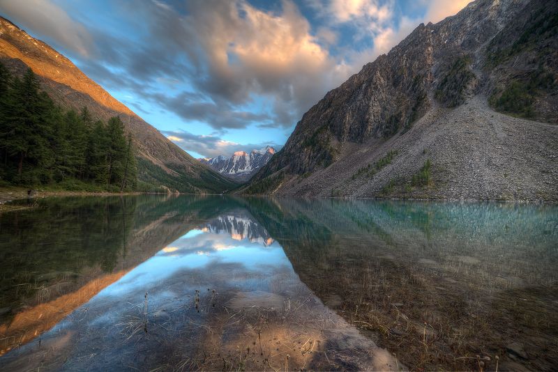 шавлинское озеро.   горный алтай. Ещё один вечер в горахphoto preview