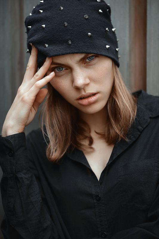 photo, portrait, color, eyes, girl, model Anastasiaphoto preview